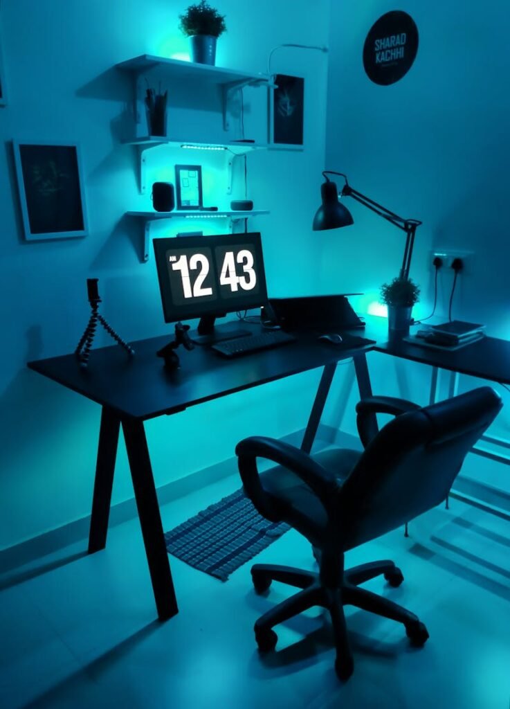 office room lighting work