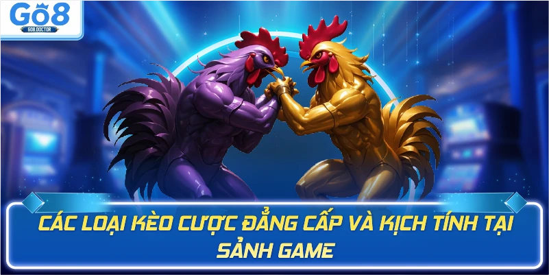 Các loại kèo cược đẳng cấp và kịch tính tại sảnh game