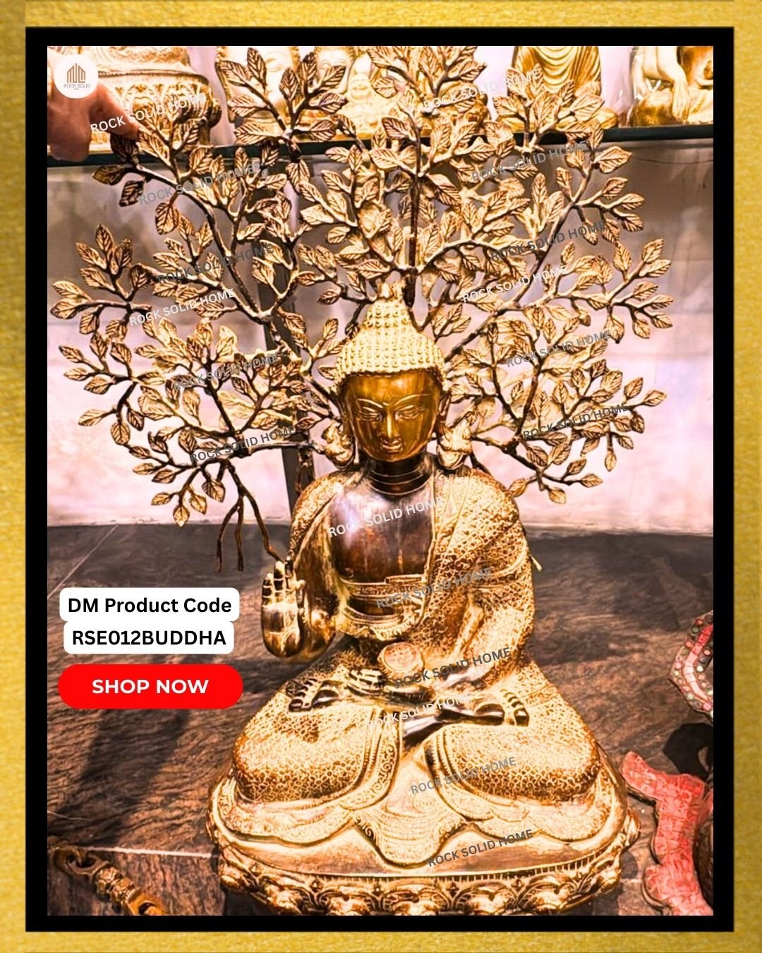 RSE012BUDDHA- CAROUSEL ROCK SOLID HOME DECOR-1